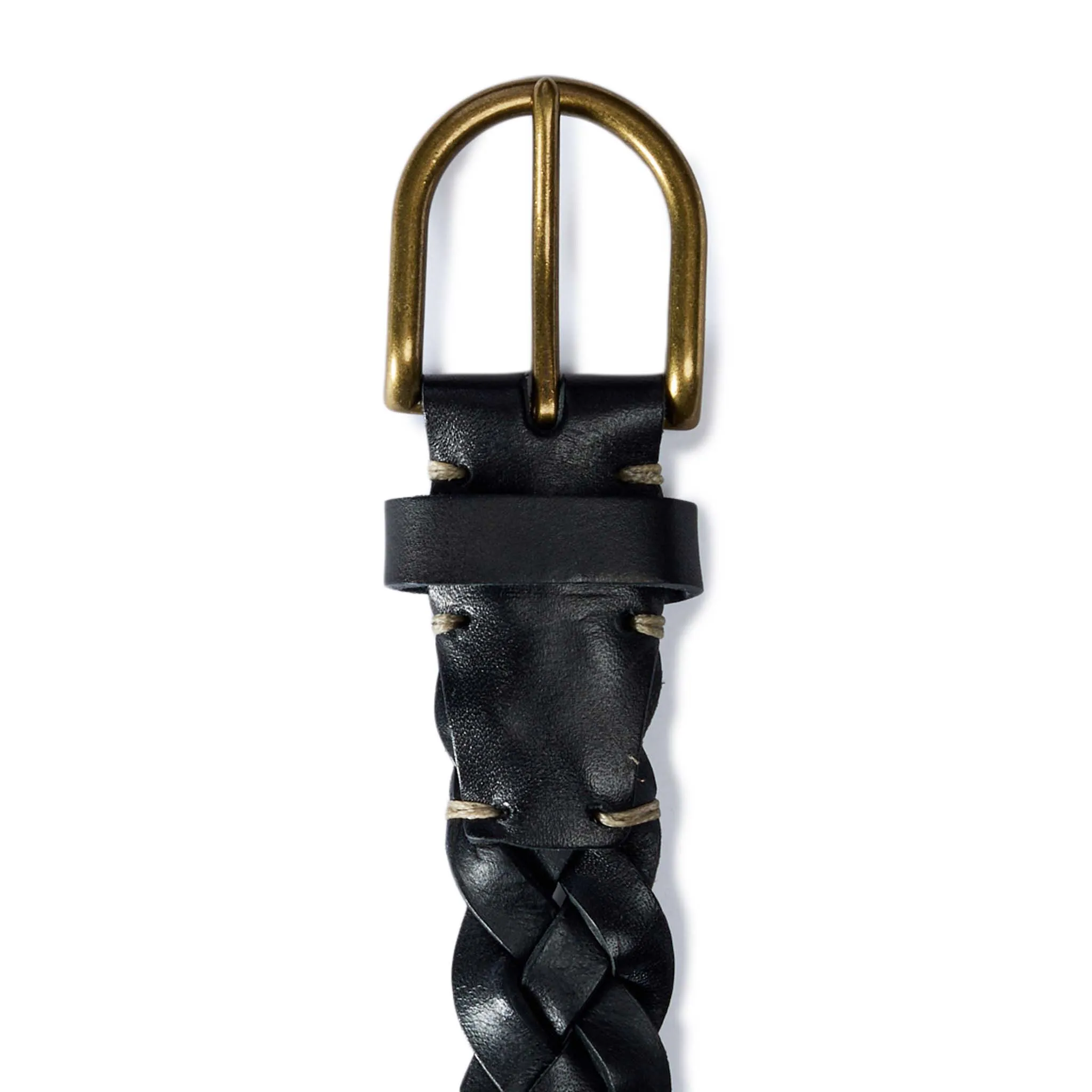 The Braided Belt in Black