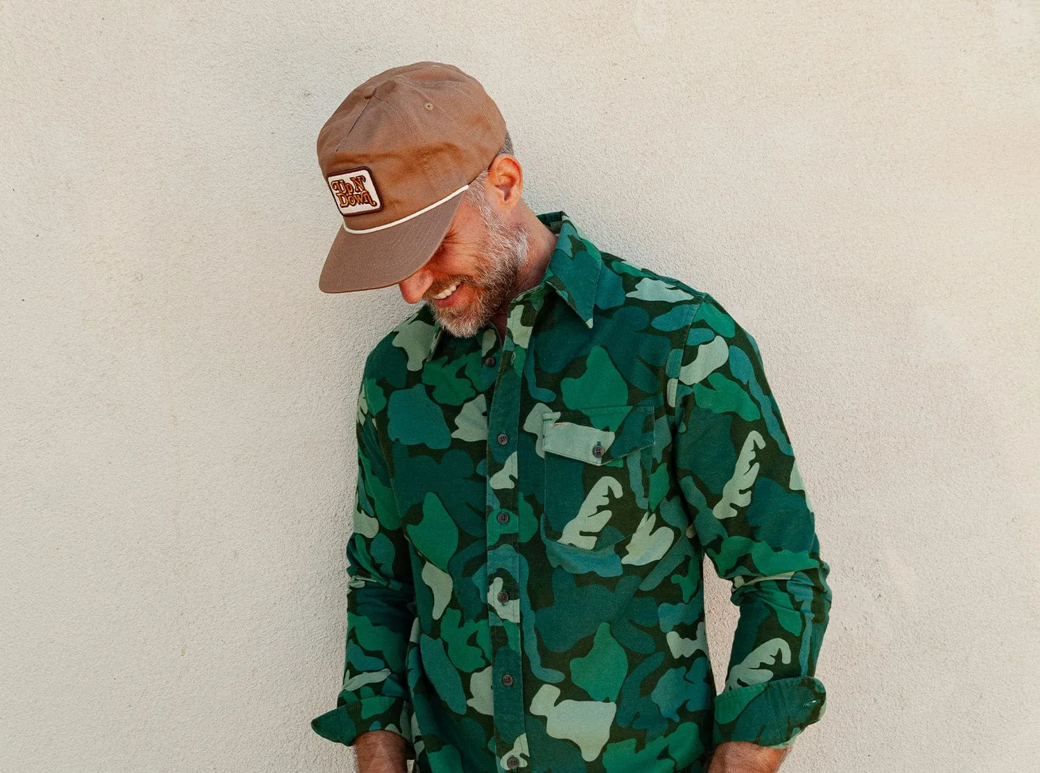 Throwback Hat - Up N' Down - Khaki