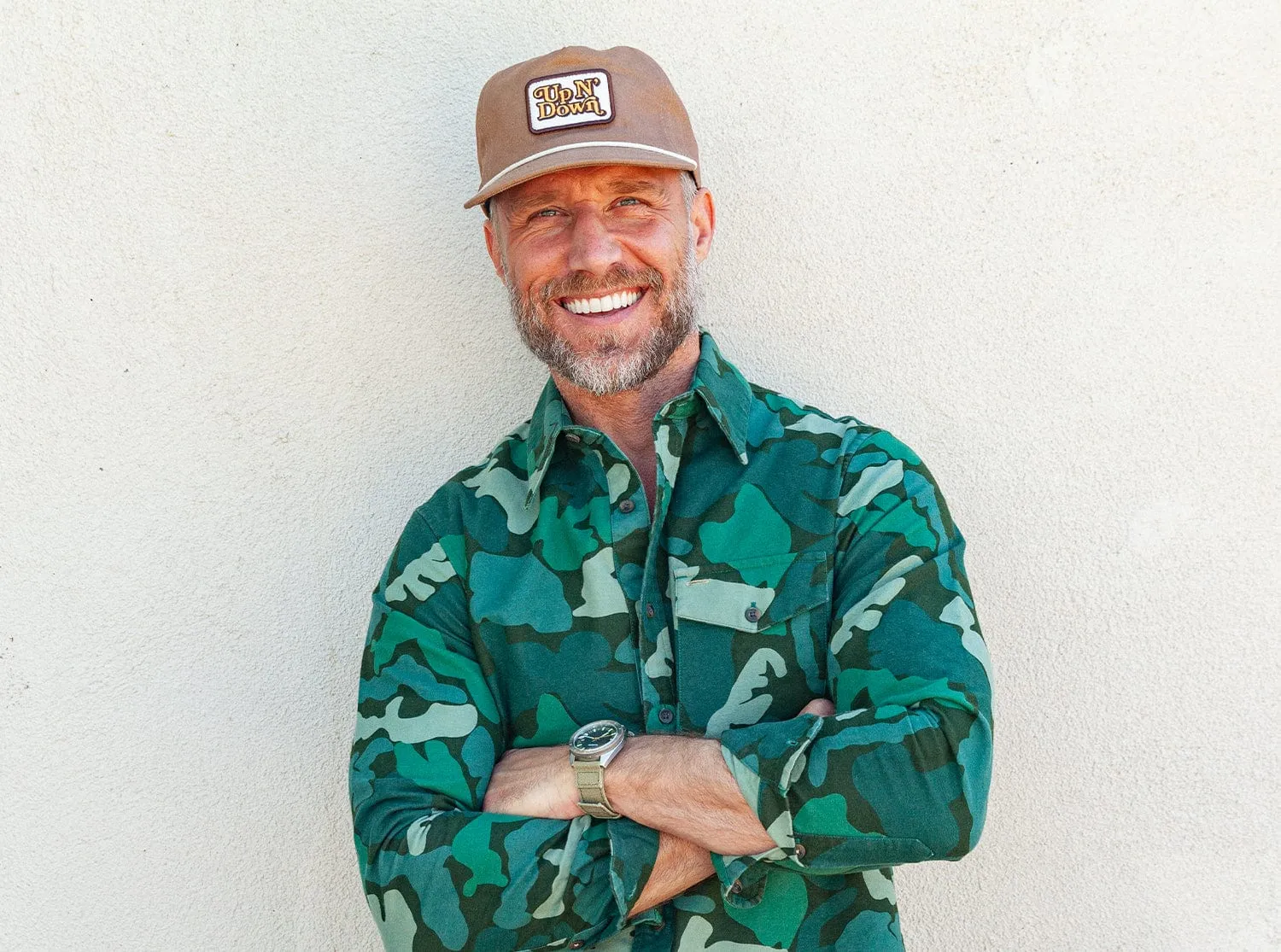 Throwback Hat - Up N' Down - Khaki