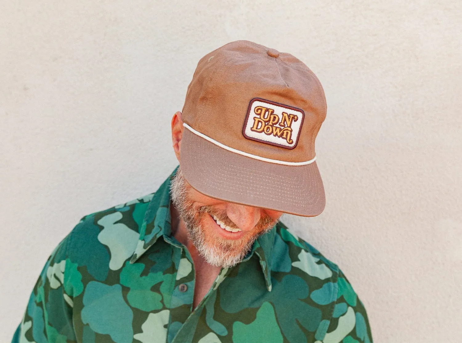 Throwback Hat - Up N' Down - Khaki
