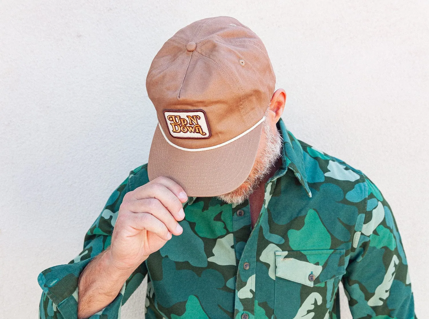 Throwback Hat - Up N' Down - Khaki