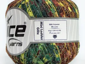 Trellis Ladder Yarn - Woodland Sparkle (mini)