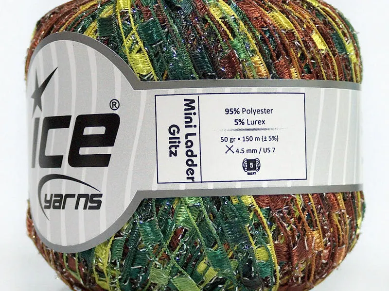 Trellis Ladder Yarn - Woodland Sparkle (mini)