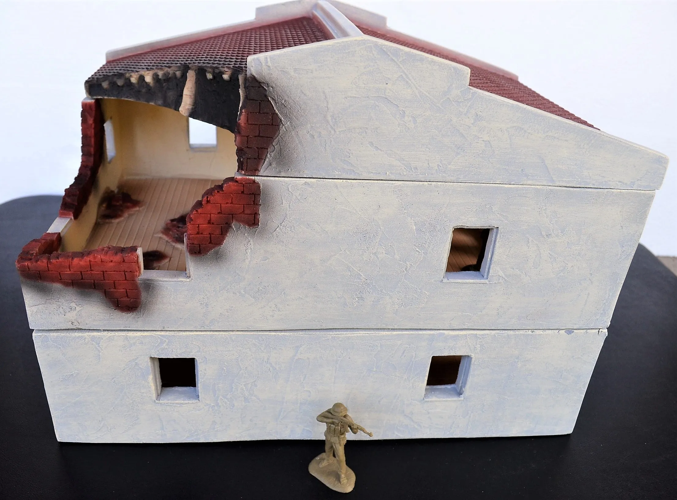 TSSD Painted 2-Story Vietnam Building TS219