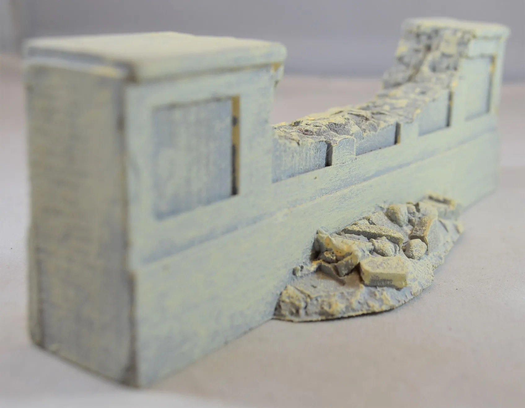 TSSD Painted Breached Vietnam Wall Section TS215DW