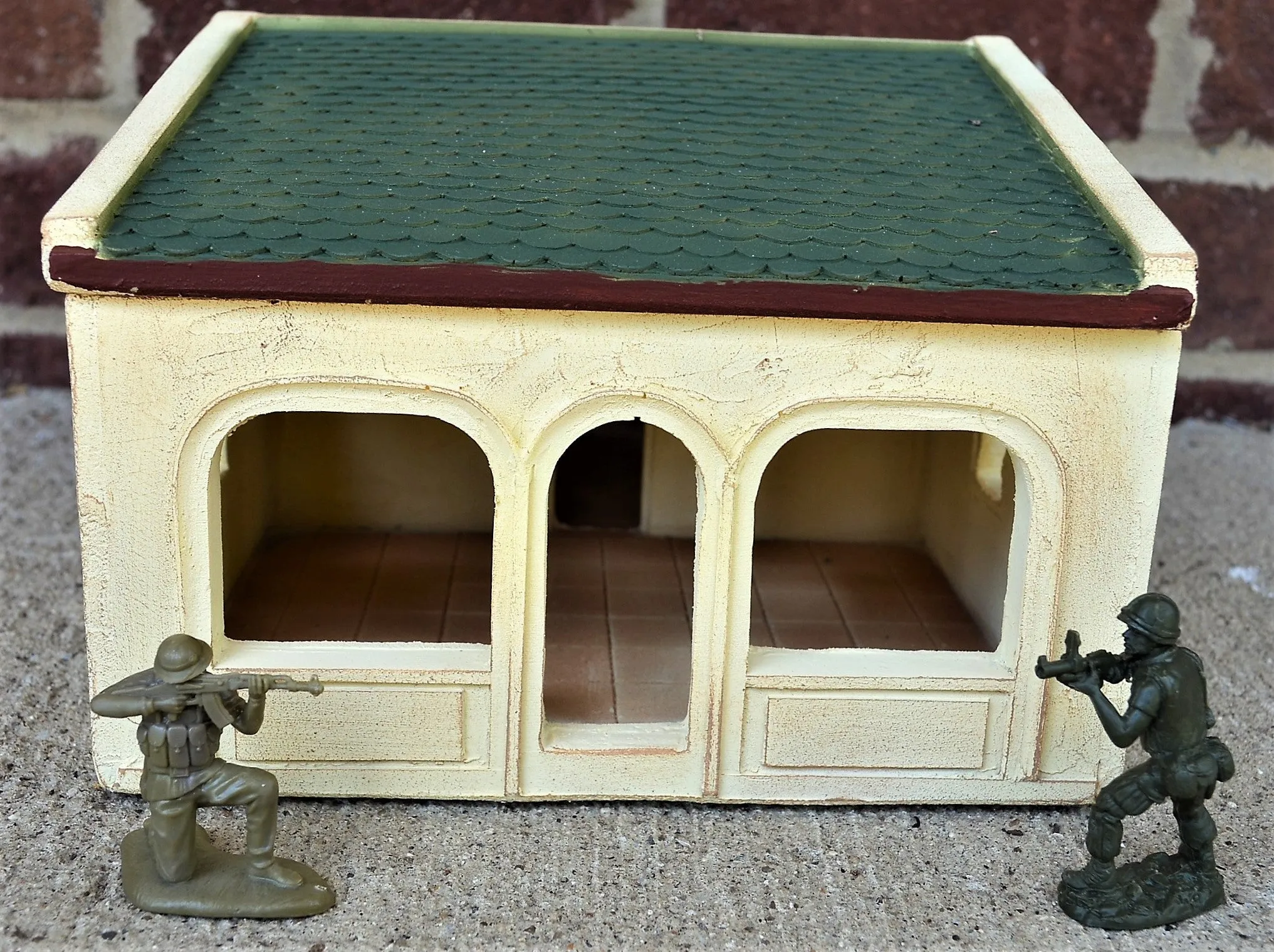 TSSD Painted Vietnam 1-Story Building TS218