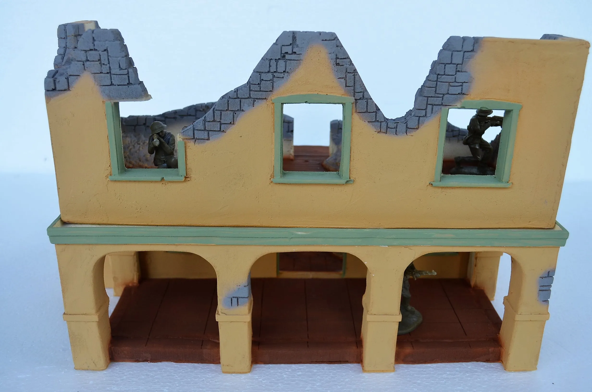TSSD World War II Vietnam Damaged Building TS223