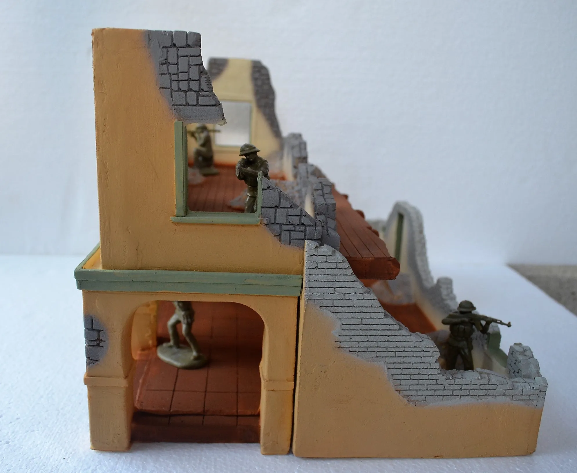 TSSD World War II Vietnam Damaged Building TS223