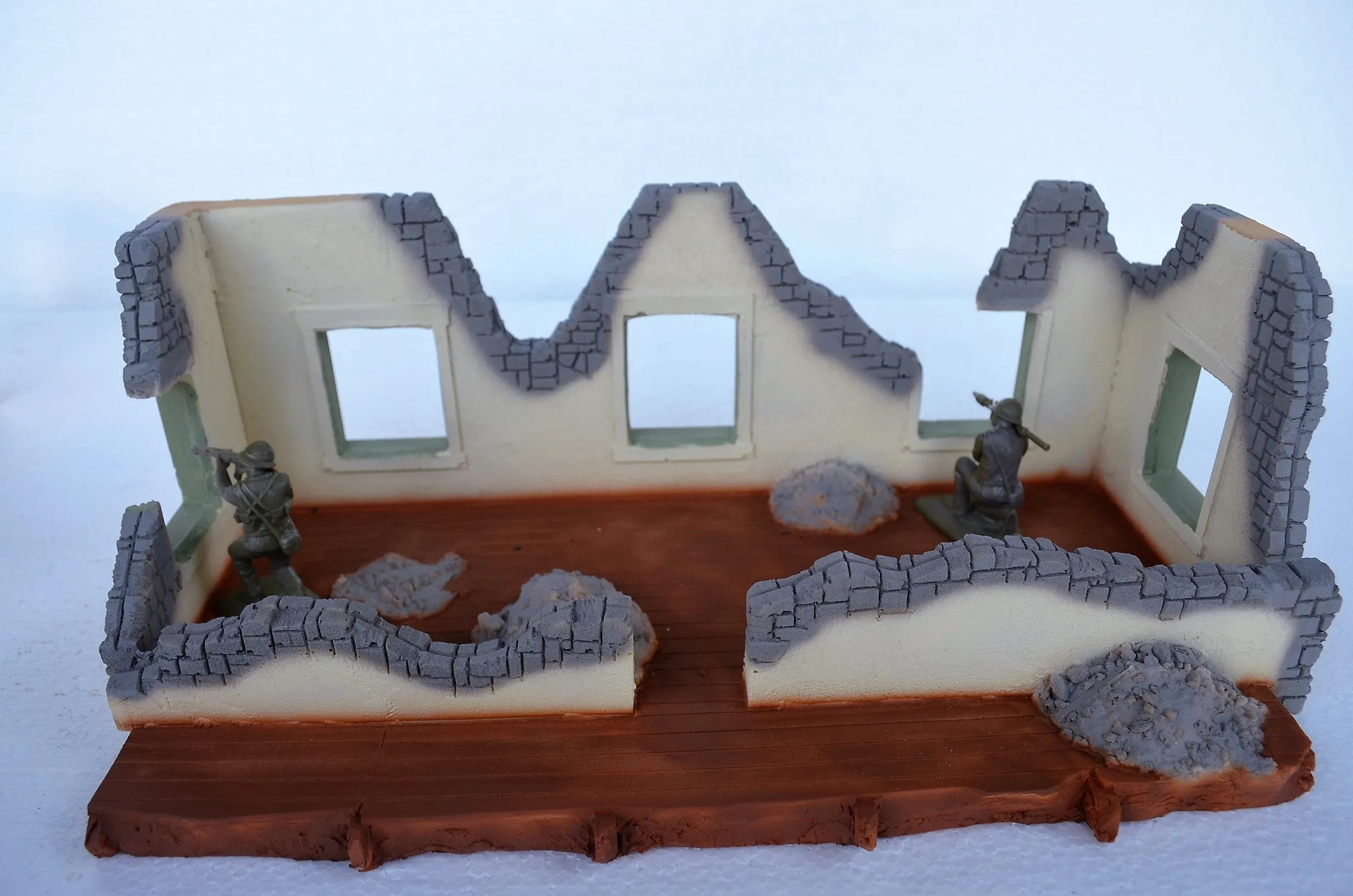 TSSD World War II Vietnam Damaged Building TS223