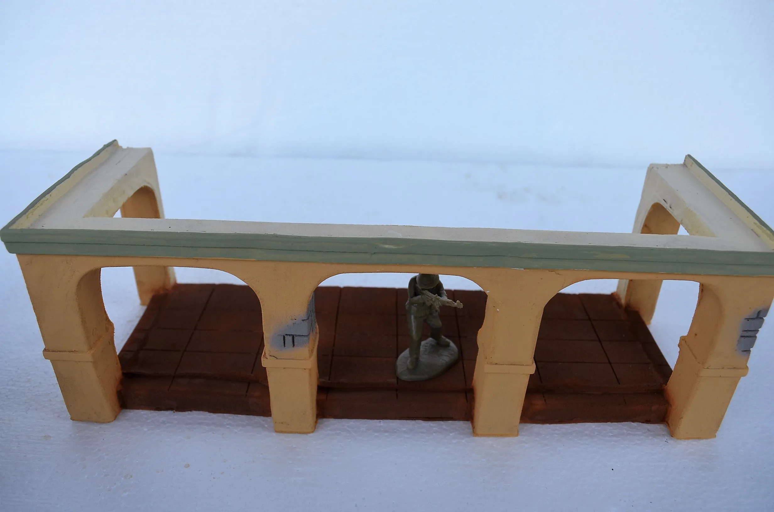 TSSD World War II Vietnam Damaged Building TS223