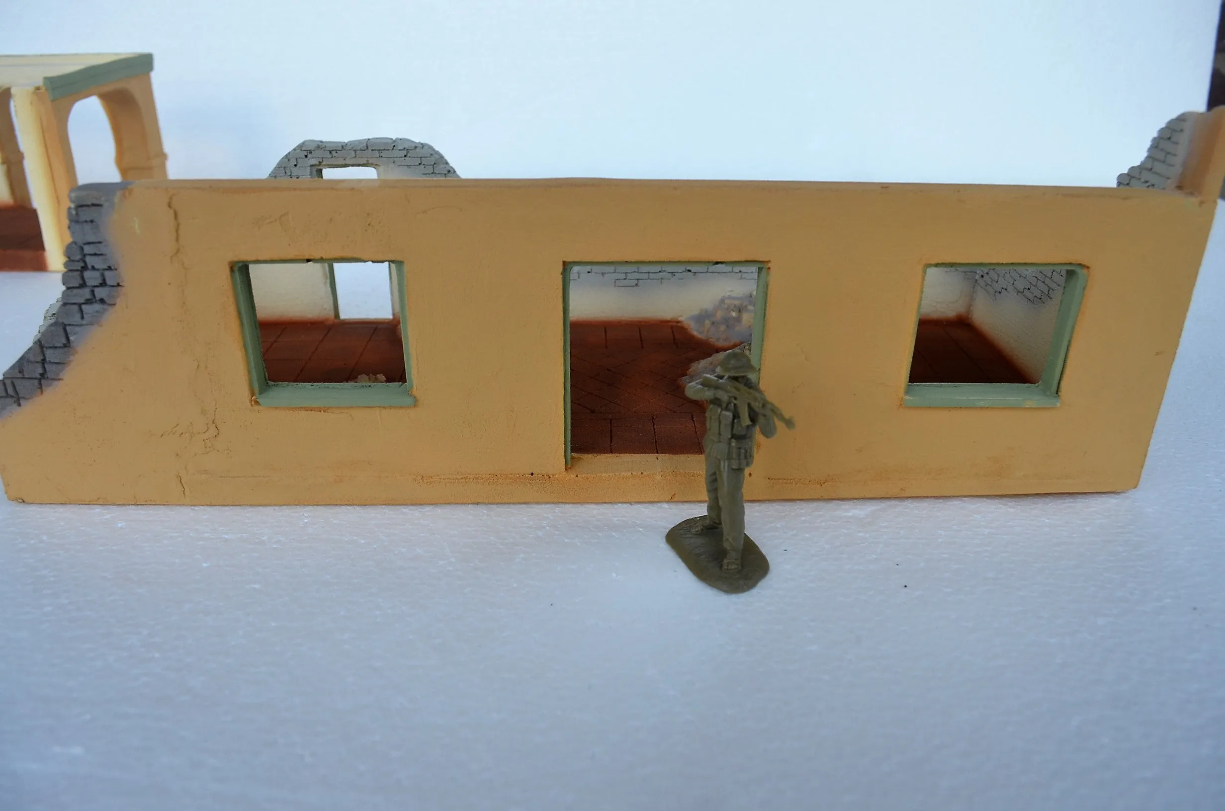 TSSD World War II Vietnam Damaged Building TS223