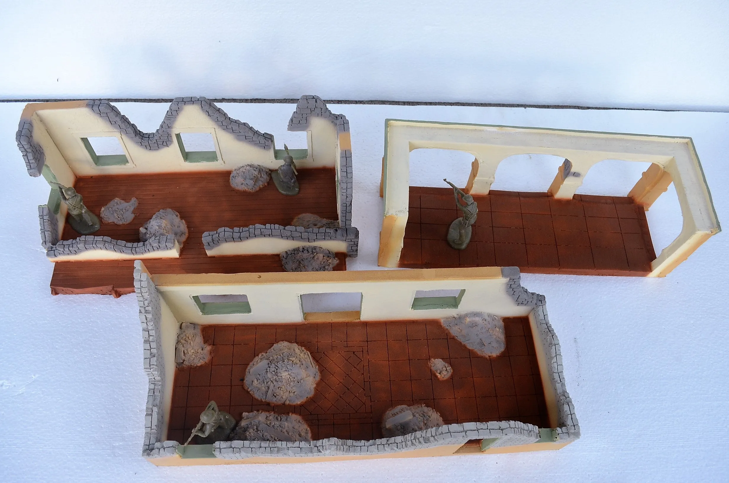 TSSD World War II Vietnam Damaged Building TS223